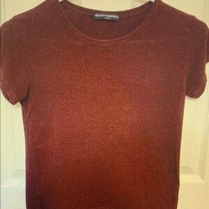 Brandy Melville Rust Short Sleeve Tee